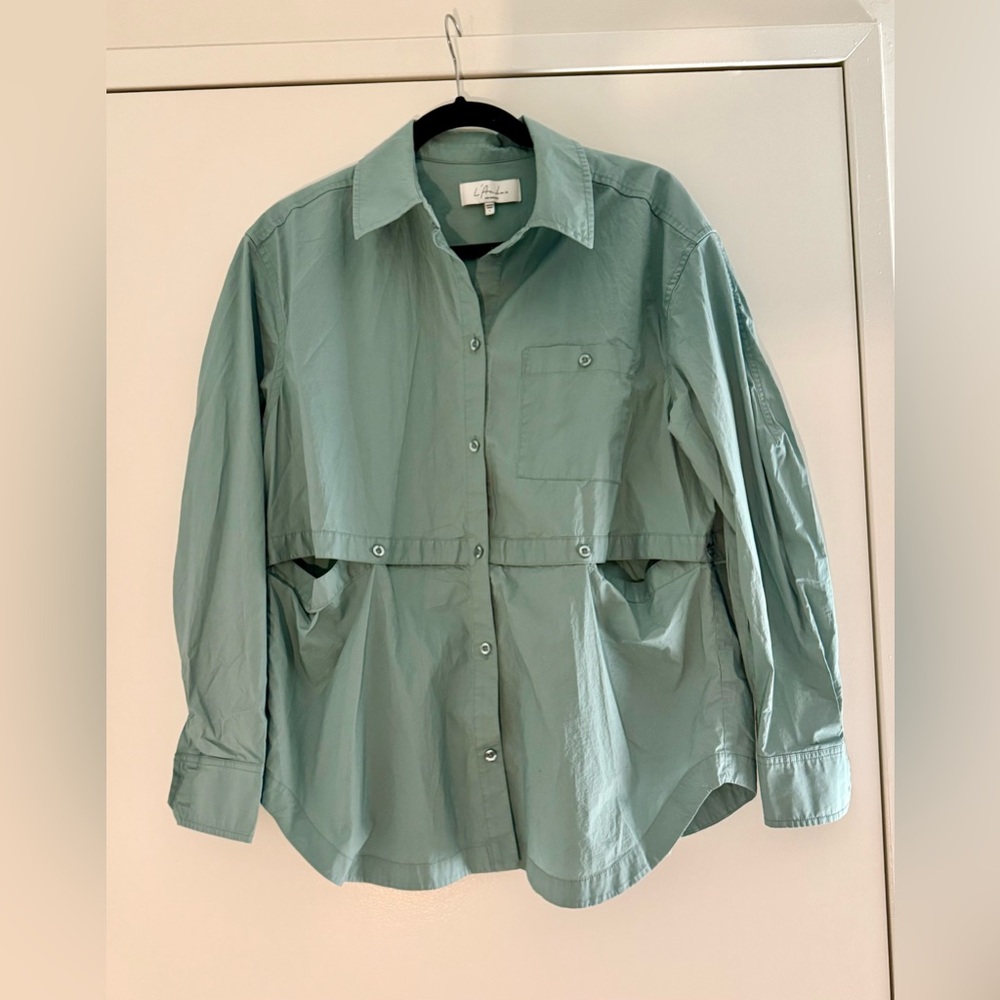 L’Acadamie Convertible Button-Down Shirt